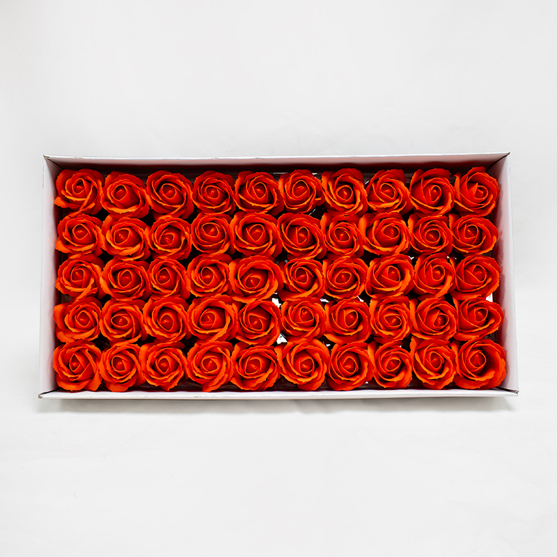 Rosa de sabão Pequena ( 50 Un. ) Laranja